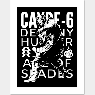 Cayde-6 BW Posters and Art